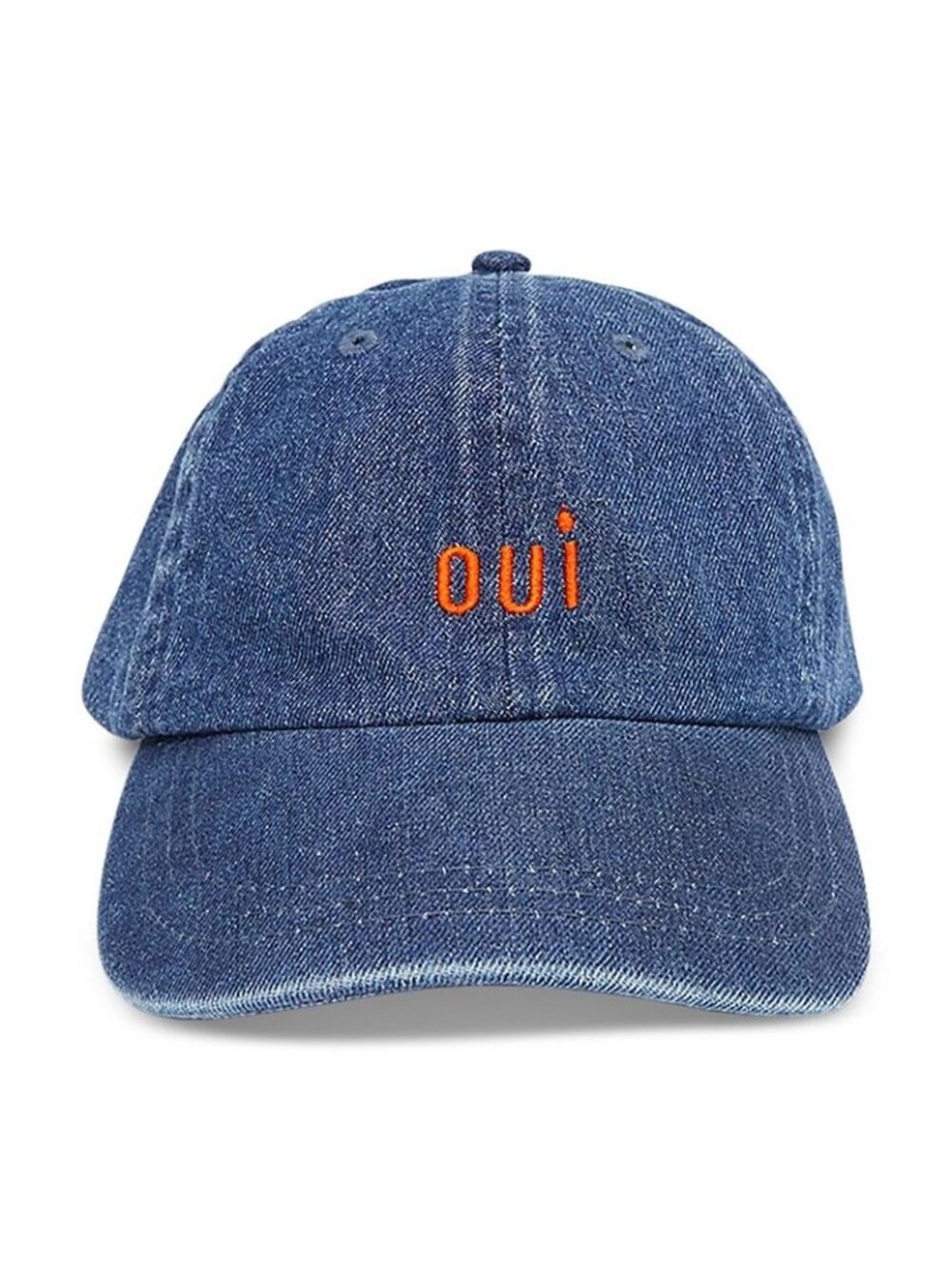 Clare V Petit Oui Baseball Hat Navy Size One Size, NWT - Picture 2 of 6